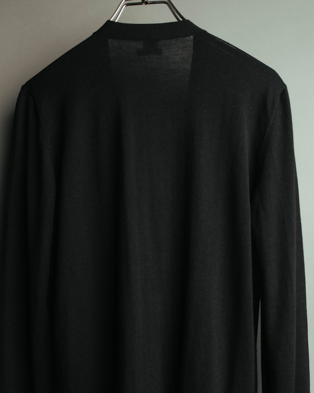 "Hermès" 90's-00's Medor button wool knit cardigan