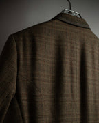 "PAUL SMITH" Flaming detail glen plaid set up