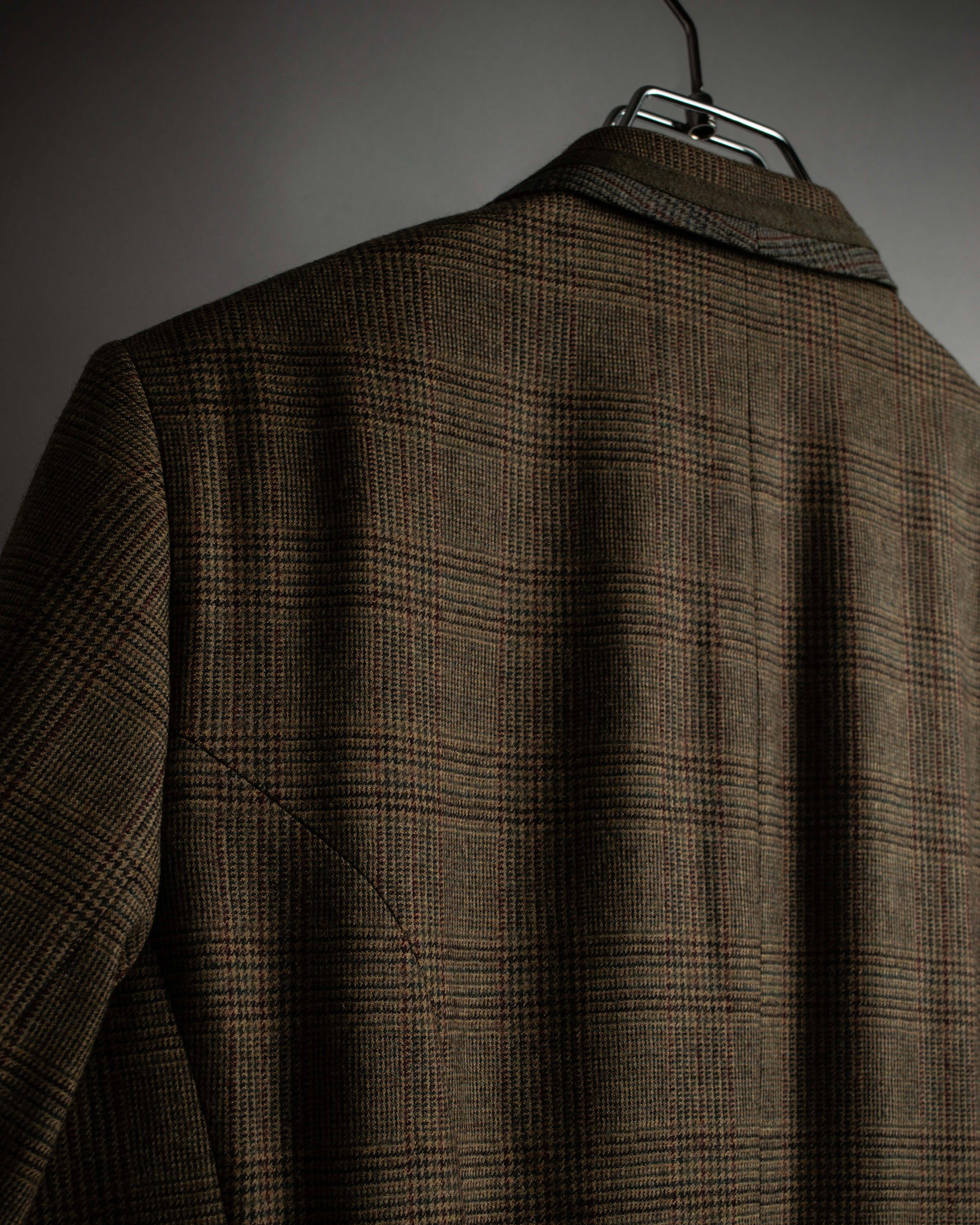 "PAUL SMITH" Flaming detail glen plaid set up