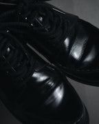 "Yohji Yamamoto FEMME" Lace-up leather ankle boots