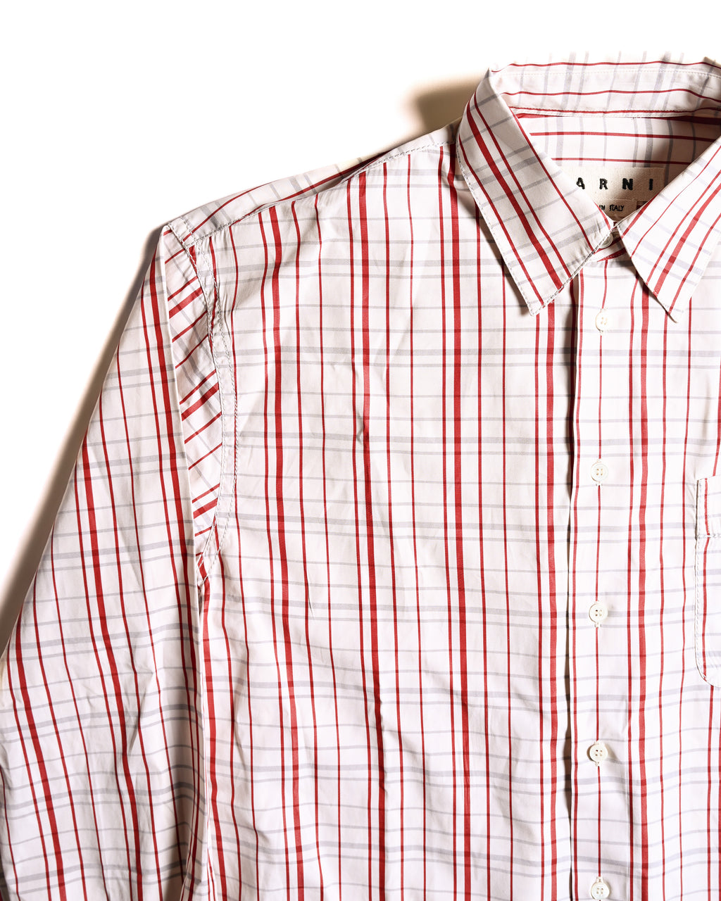 MARNI/ 2018 Oversized Plaid Pattern Cotton Shirt