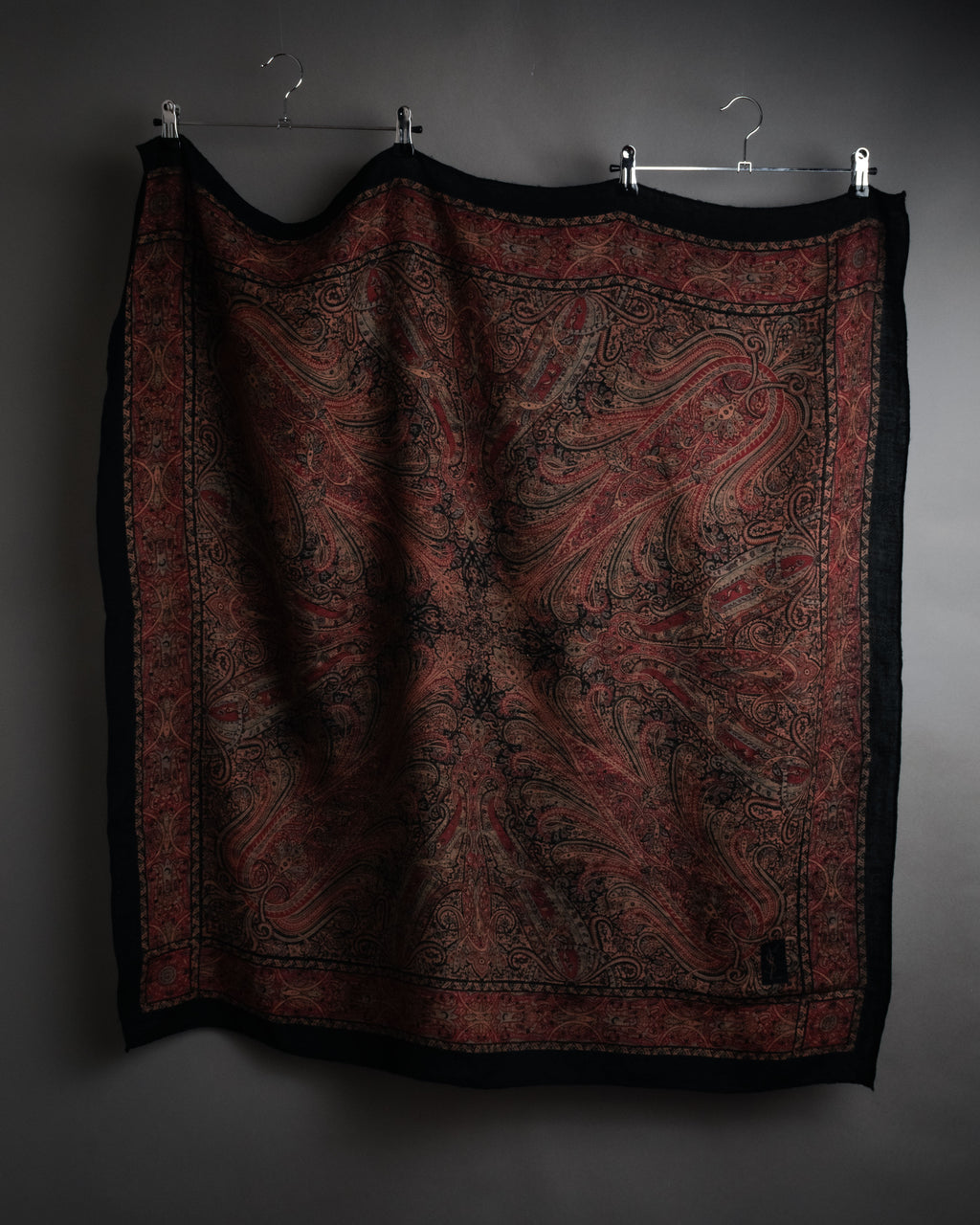 “Yves Saint Laurent” 1985-1995 Paisley framed scarf