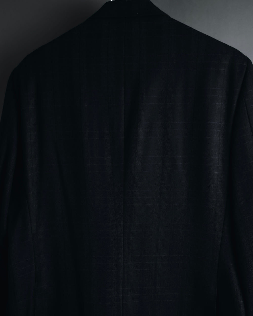 "Burberrys" 90’s dark check wool cashmere blend tailored jacket