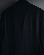 "Burberrys" 90’s dark check wool cashmere blend tailored jacket