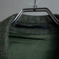 Vintage deep green colour military long coat