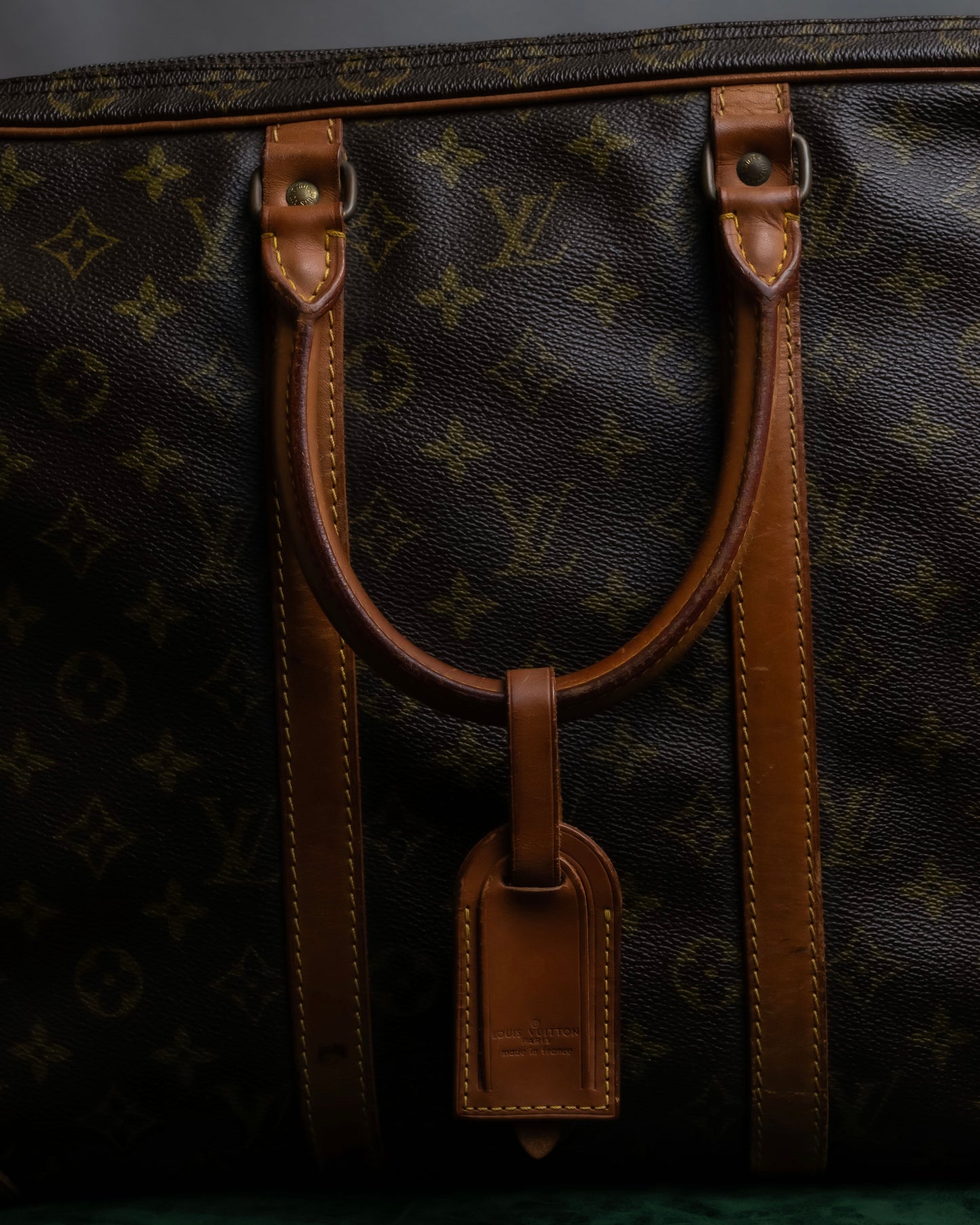 "LOUIS VUITTON" Porto document voyage leather bag