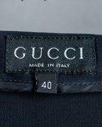 "GUCCI" Maxi-length glossy rayon skirt