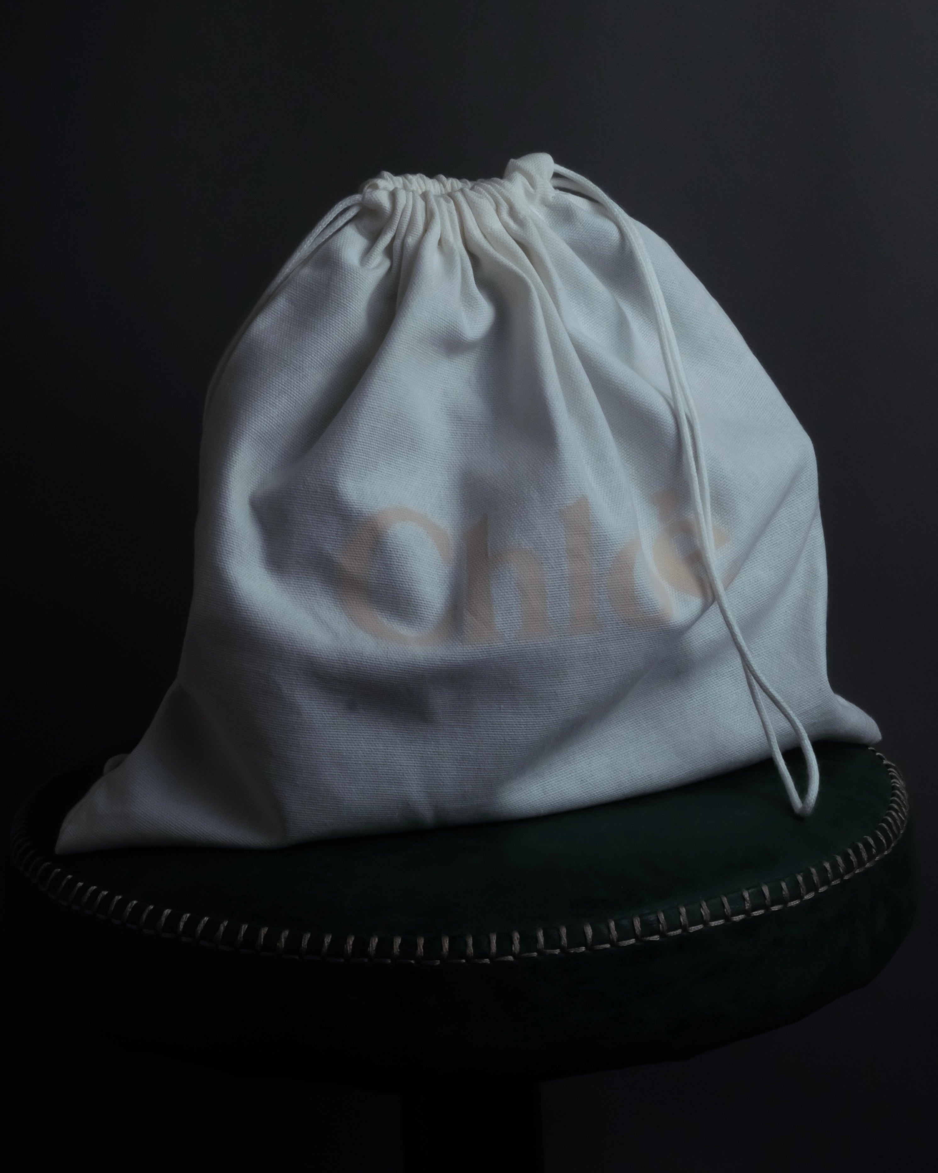 "Chloe" Georgia double flap design leather bag