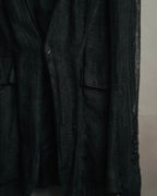 -SPECIAL- “Rick Owens” 2000’s Open weave shawl cardigan