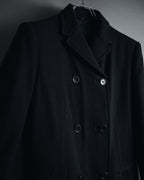 "PRADA" 90’s-00’s Minimal double-breasted wool jacket