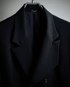 "Y's" 94AW sharp lapel cut design double-breasted jacket