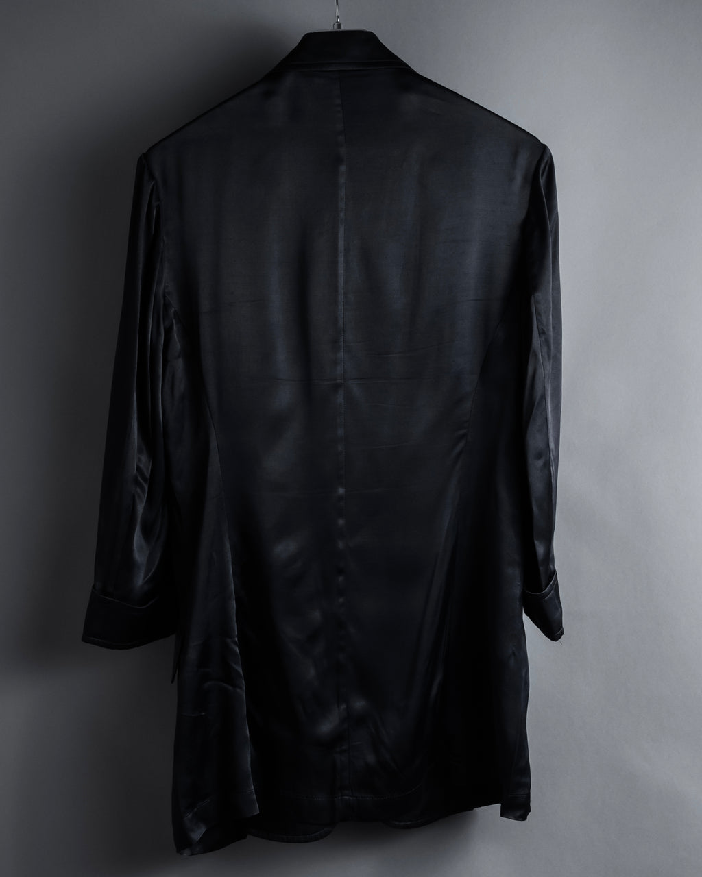 "Yohji Yamamoto +NOIR" 2005SS Rayon draping tailored jacket