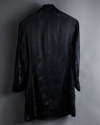 "Yohji Yamamoto +NOIR" 2005SS Rayon draping tailored jacket