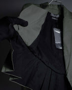 "MCQ Alexander McQueen" Lace-up panel design shaped jacket