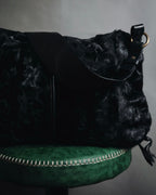 "Ermanno Scervino" 08’s-15’s Fur turquoise charm bag