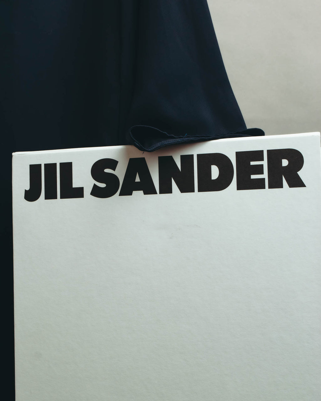 -SPECIAL- "Jil Sander" 2023 Elegant rayon skipper mock-neck shift dress