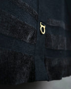 "Salvatore Ferragamo" Gancini design rayon mix cardigan