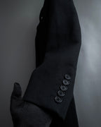 "GIANFRANCO FERRE" Multiple button sequences shaped long coat