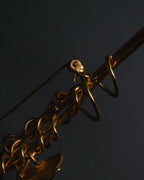 "KENZO" Botanical ivy bouquet brooch