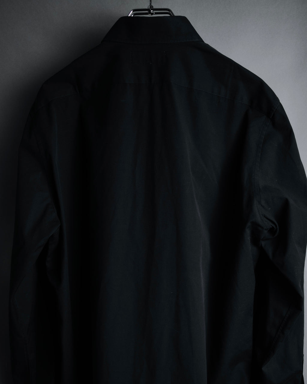 "SAINT LAURENT" 2017 season minimalist black dress shirt