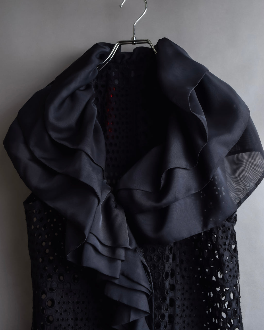 "NOKO OHNO" Layered organza frill embroidered dress