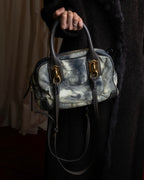 "DOLCE &amp; GABBANA" Miss edge series calf leather 2 way bag