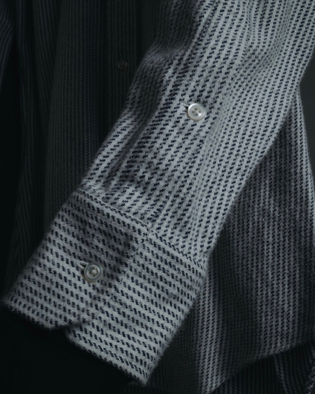 "THOM BROWNE" Micro patterned button-down shirt