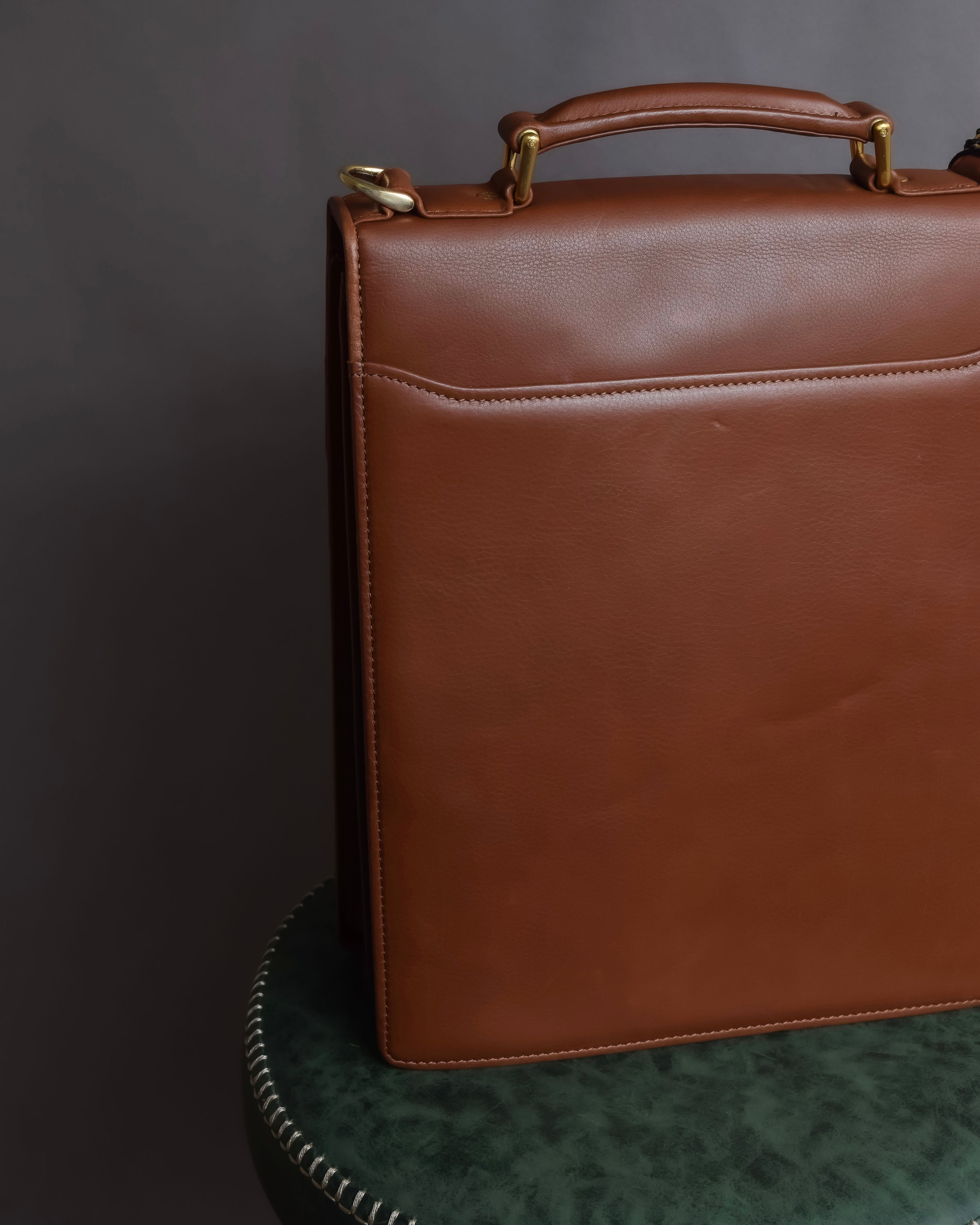 "BALENCIAGA" Water repellent flap square leather bag