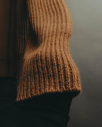 "Maison Margiela" 2021AW Textured ribbed crewneck sweater