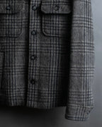 "Dolce &amp; Gabbana" Check pattern front pocket shirt jacket