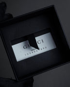 "GUCCI" Coat of arms engraved design ring