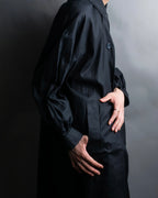 "YVES SAINT LAURENT" Black mode style shirt coat