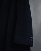 "VALENTINO GARAVANI UOMO" 80’s-90’s Cashmere blend tailored coat