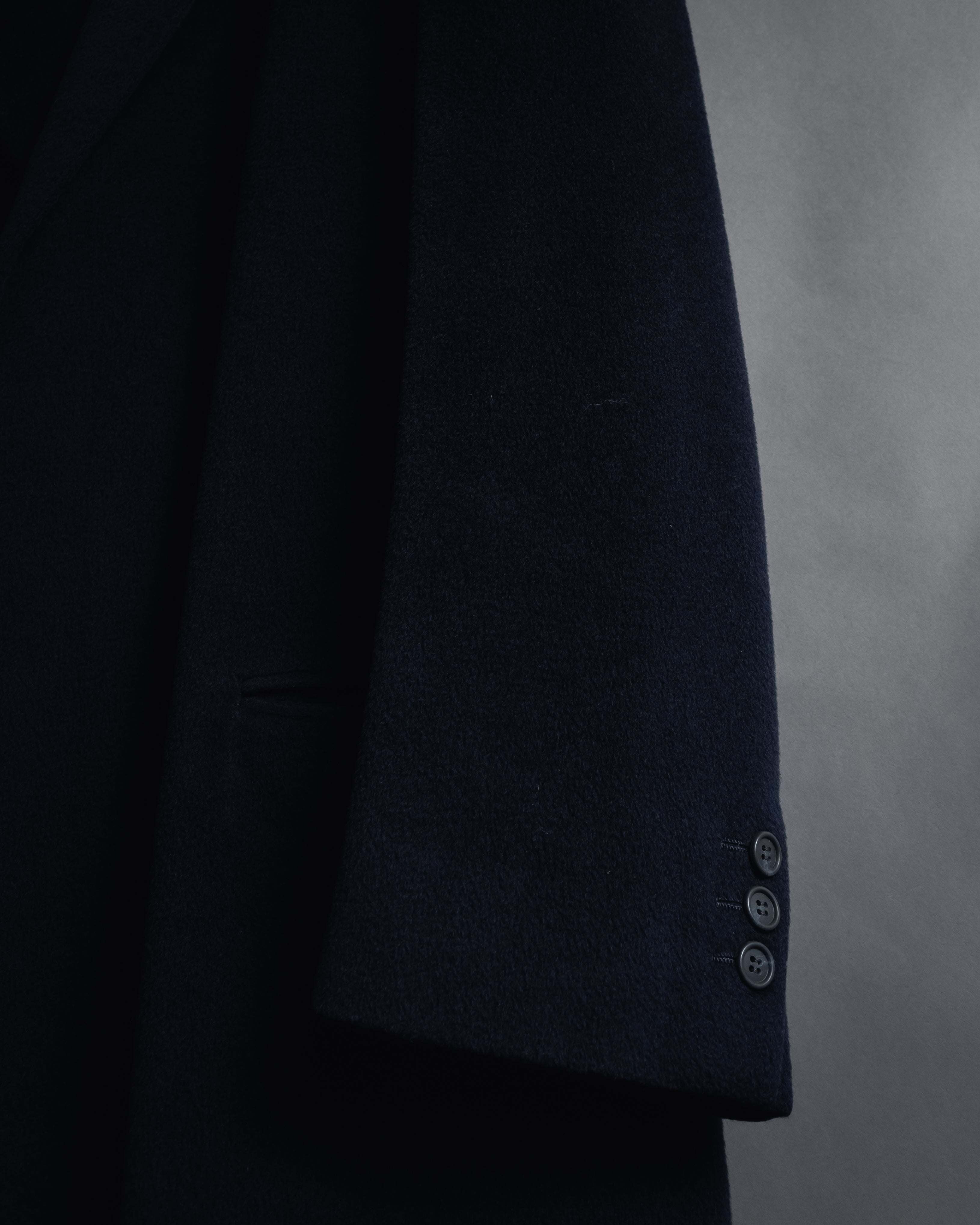 "VALENTINO GARAVANI UOMO" 80’s-90’s Cashmere blend tailored coat