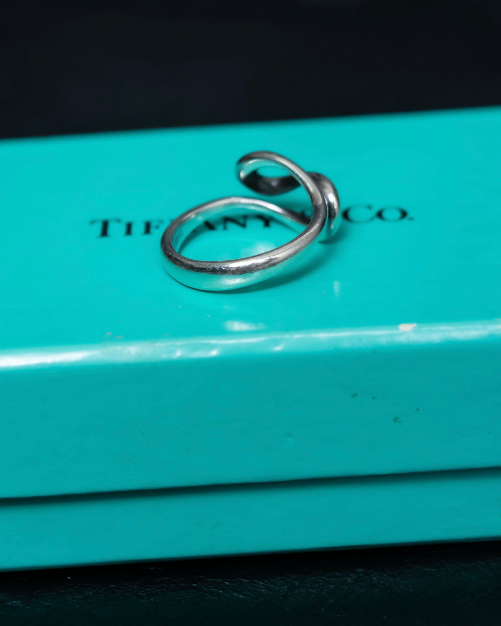 "Tiffany&Co" Elsa Peretti open wave ring