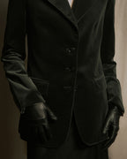 –SPECIAL– "HERMES"
00’s Velvet switchinglamb leather collar special tailored jacket