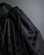 "GUCCI" 1970-80's Clasp design GG logo pattern shoulder bag