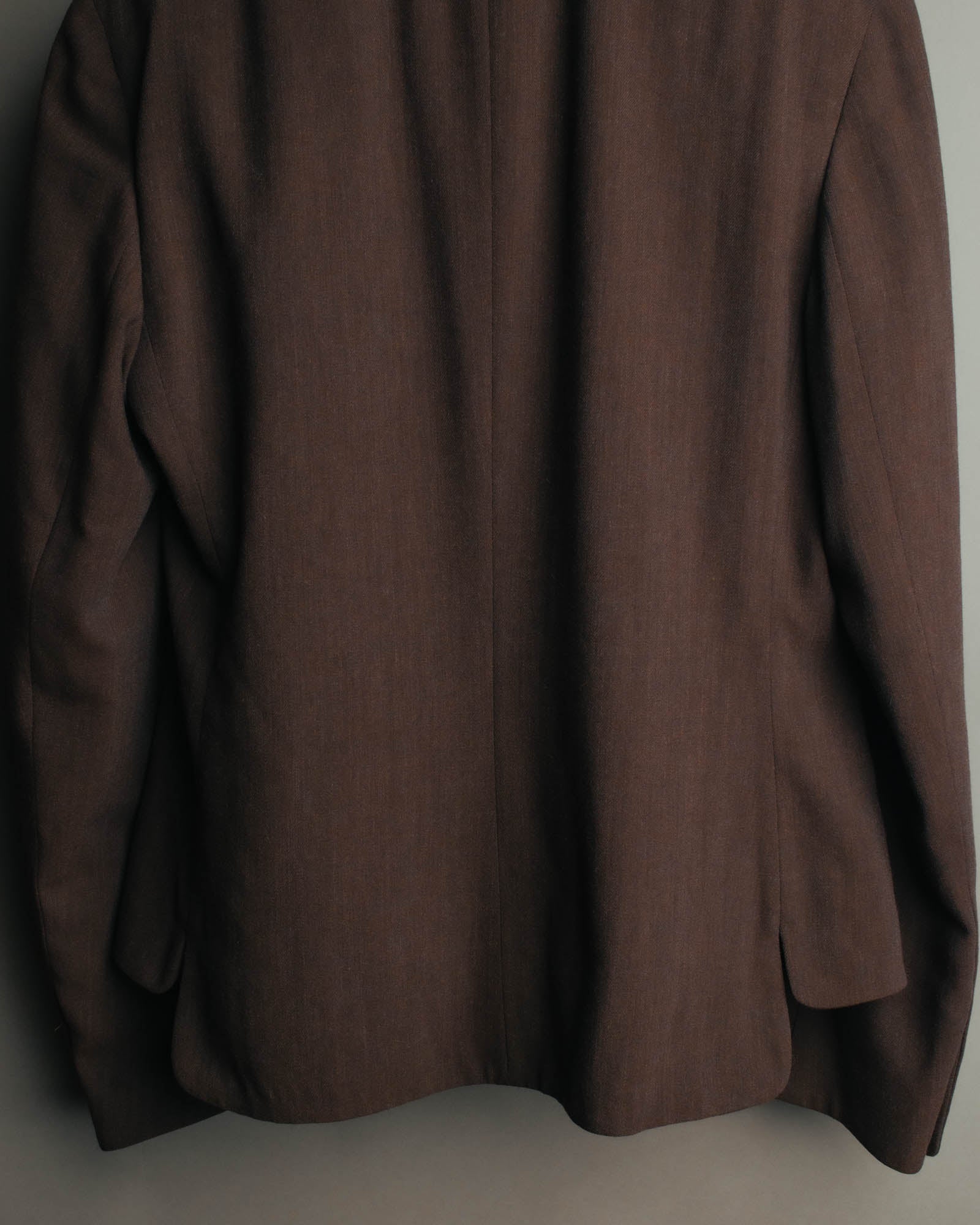 "Salvatore Ferragamo" 90's Shoe-motif gold button wool tailored jacket