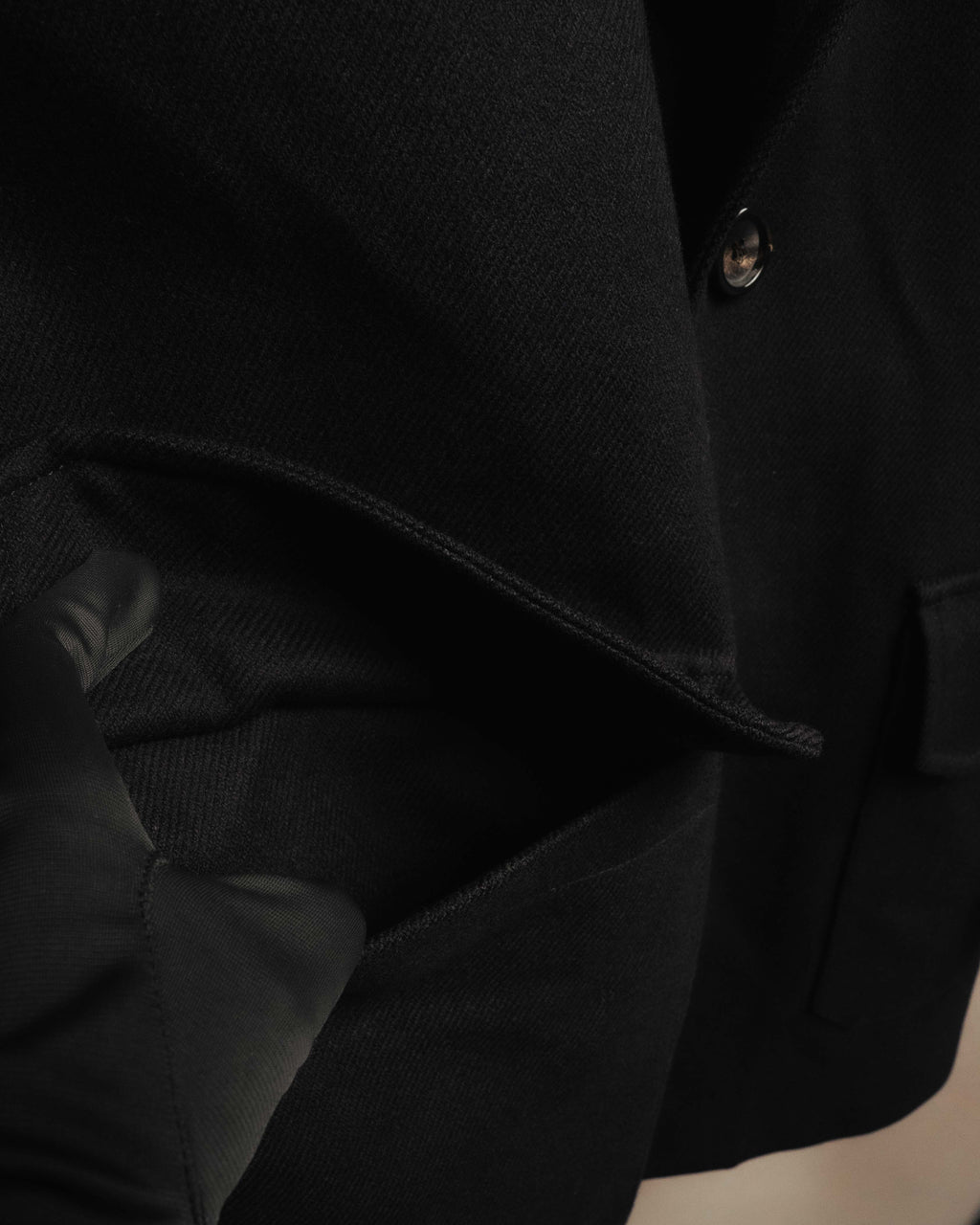 “MOSCHINO” 90’s-00’s wool cashmere tailored long coat