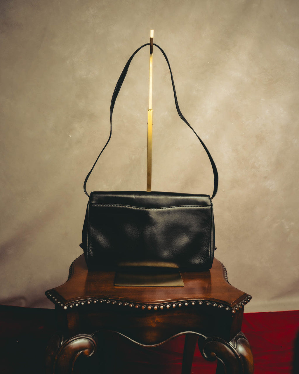 "CELINE" 80's-90's Geometric envelope shoulder bag