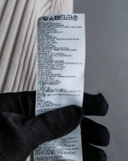 "MAISON MARGIELA" 18AW Ribbed shaped V-neck knit