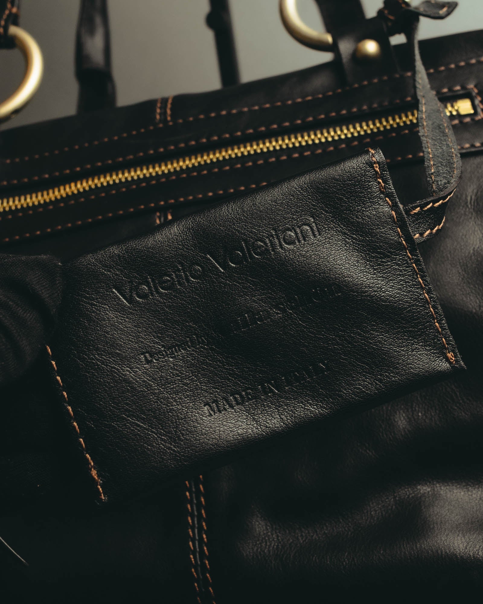 "Valerio Valeriani" 00's-10's Convertible leather Boston bag