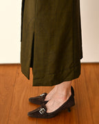 PRADA/ Brown Suede Leather Classic Pumps Heels