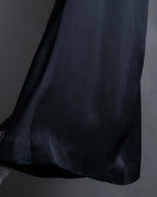 “CHANEL” Designed hem silk flare pants