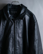 "M. JULIAN" High quality leather single riders blouson