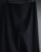 "HERMES" 90’s-00’s Margiela design minimal virgin wool slacks