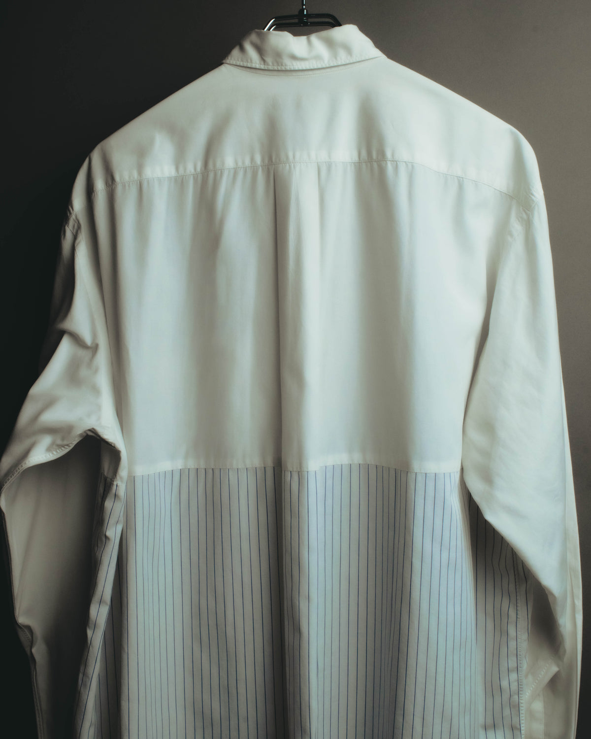 "COMME des GARÇONS HOMME" 90's-00's Patchwork long-sleeve shirt