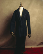 "BOTTEGA VENETA"  Late 90's-early 00's textured tailored short coat
