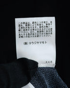 "Yohji Yamamoto POUR HOMME" 24SS layered sheer knit pullover