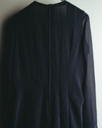 "COMME des GARÇONS" 90's Sculptural ruffle maxi dress
